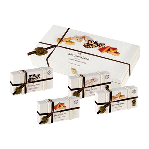 Turrón Spezialitäten Holzkiste 4 x 300g